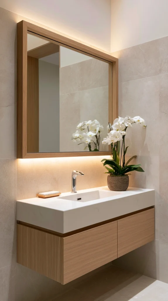 15 Small Bathroom Fall Makeovers on a Budget 8 df 7 7