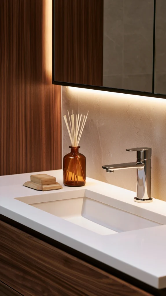 15 Small Bathroom Fall Makeovers on a Budget 9 df 8 7