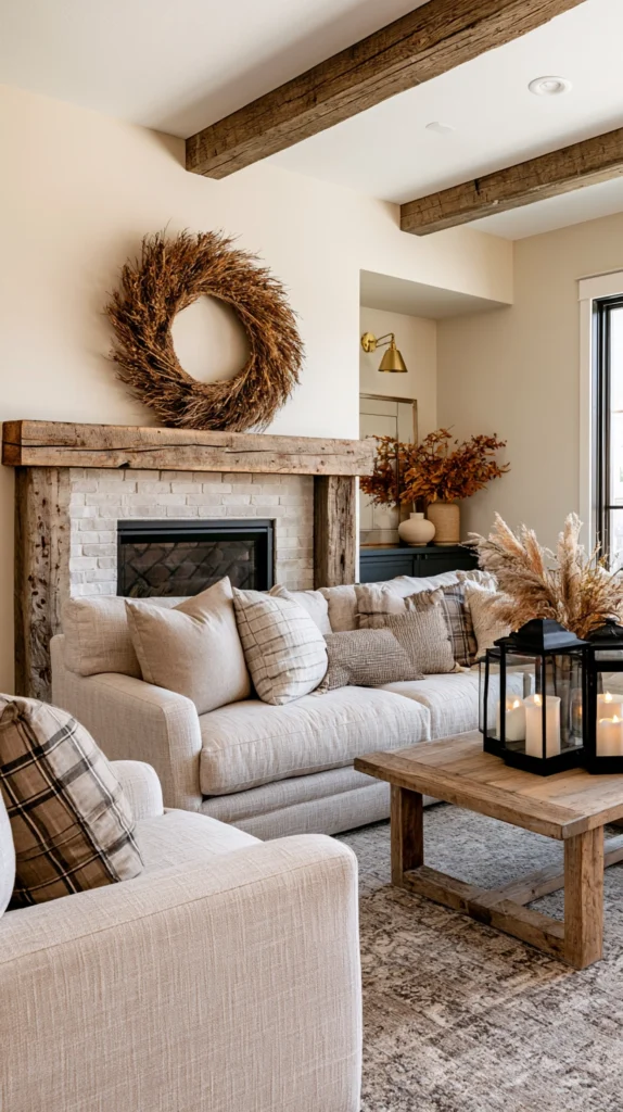 14 Farmhouse Fall Living Room Inspiration Ideas 12 ds 11 1