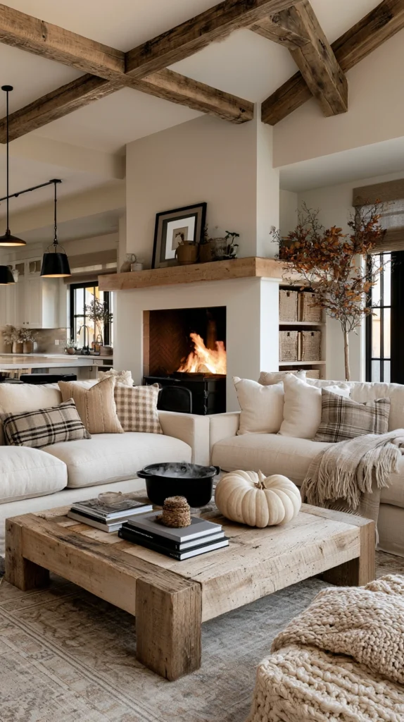 14 Farmhouse Fall Living Room Inspiration Ideas 14 ds 13 1