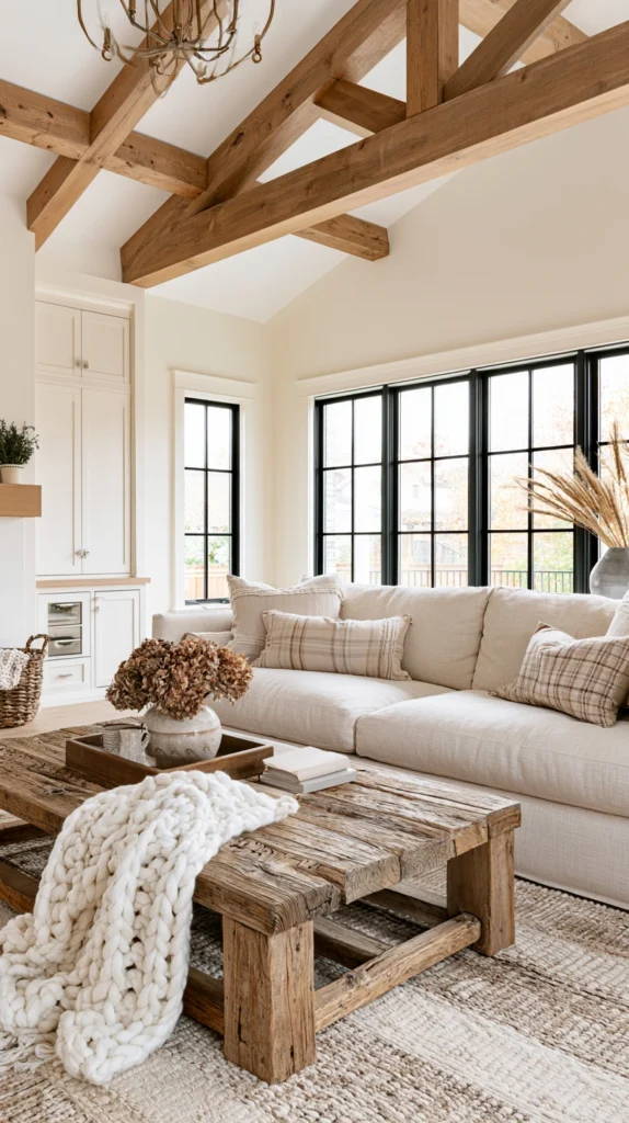 14 Farmhouse Fall Living Room Inspiration Ideas 4 ds 3 1