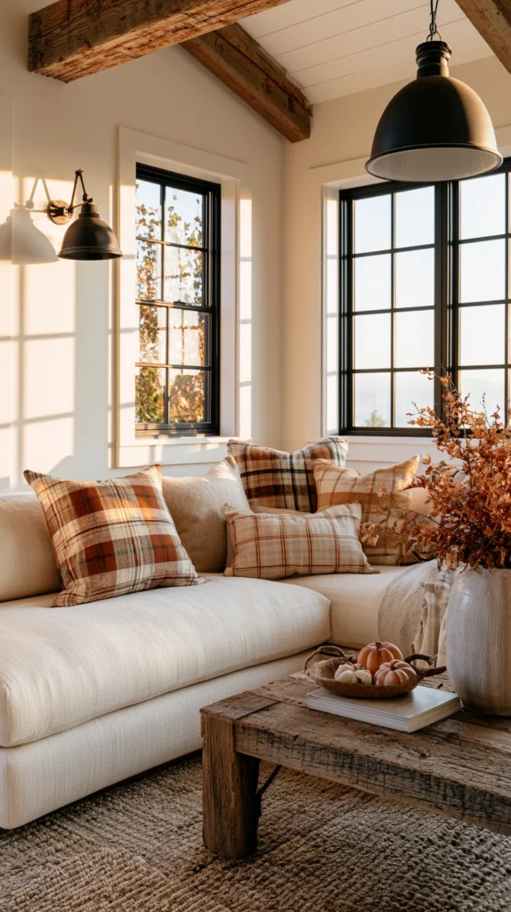 14 Farmhouse Fall Living Room Inspiration Ideas 7 ds 6 1