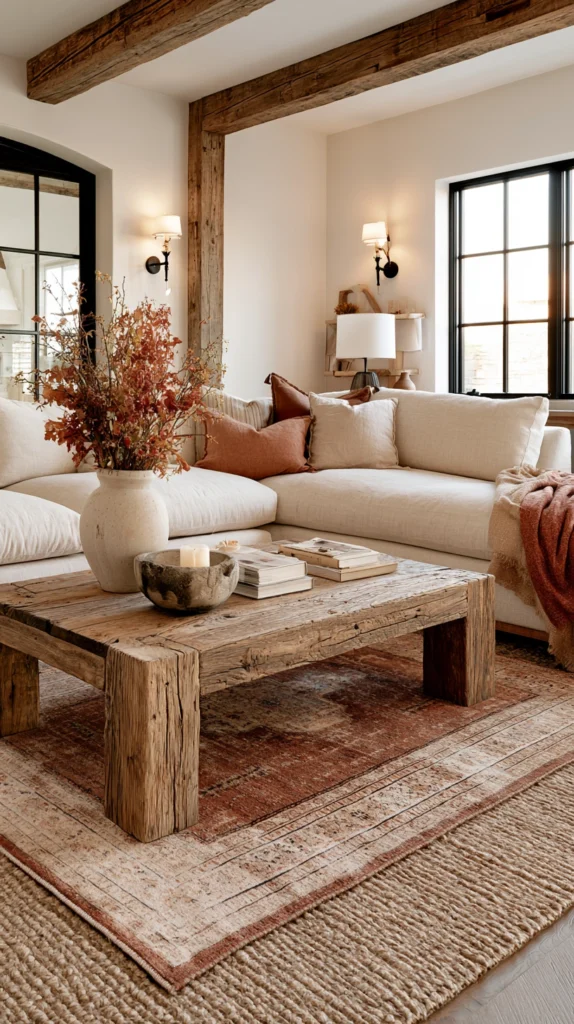 14 Farmhouse Fall Living Room Inspiration Ideas 10 ds 9 1