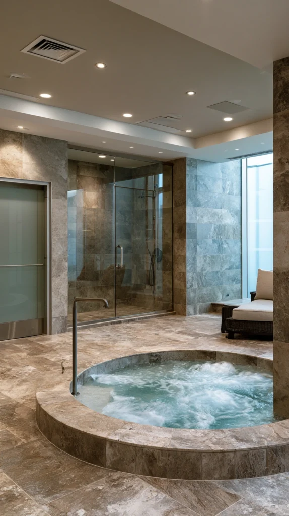 13 Contrast Therapy Room Ideas With Sauna and Cold Plunge 2 ea 1
