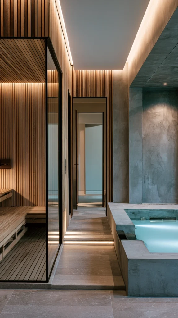 13 Contrast Therapy Room Ideas With Sauna and Cold Plunge 3 ea 2