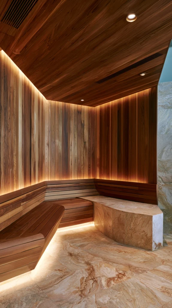 13 Contrast Therapy Room Ideas With Sauna and Cold Plunge 7 ea 6