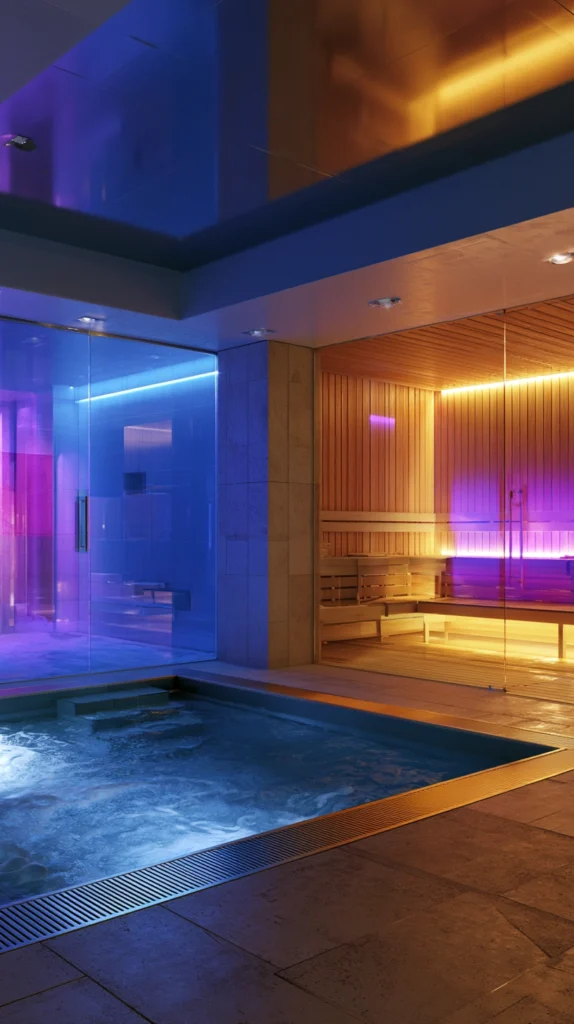 13 Contrast Therapy Room Ideas With Sauna and Cold Plunge 8 ea 7