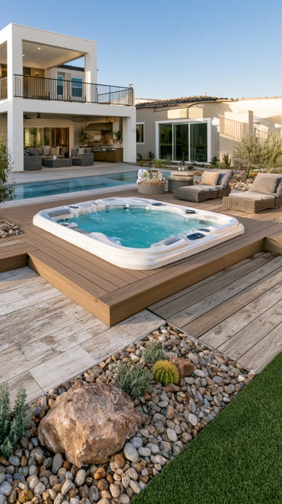 14 Hot Tub Surround Ideas for a Beautiful Backyard Retreat 2 ed 1