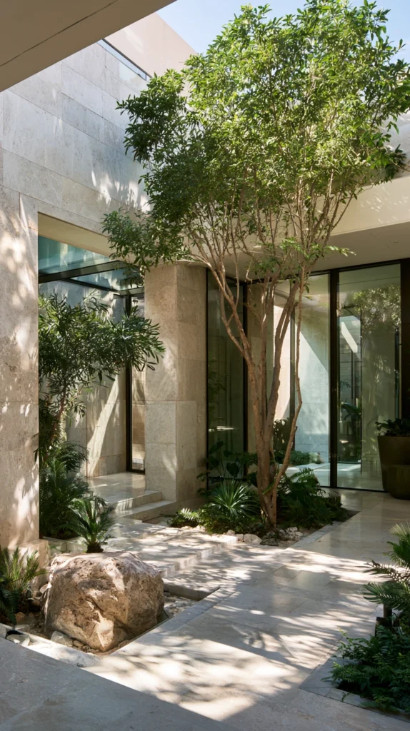 15 Modern Courtyard Garden Ideas for Indoor-Outdoor Living 12 ed 11 3