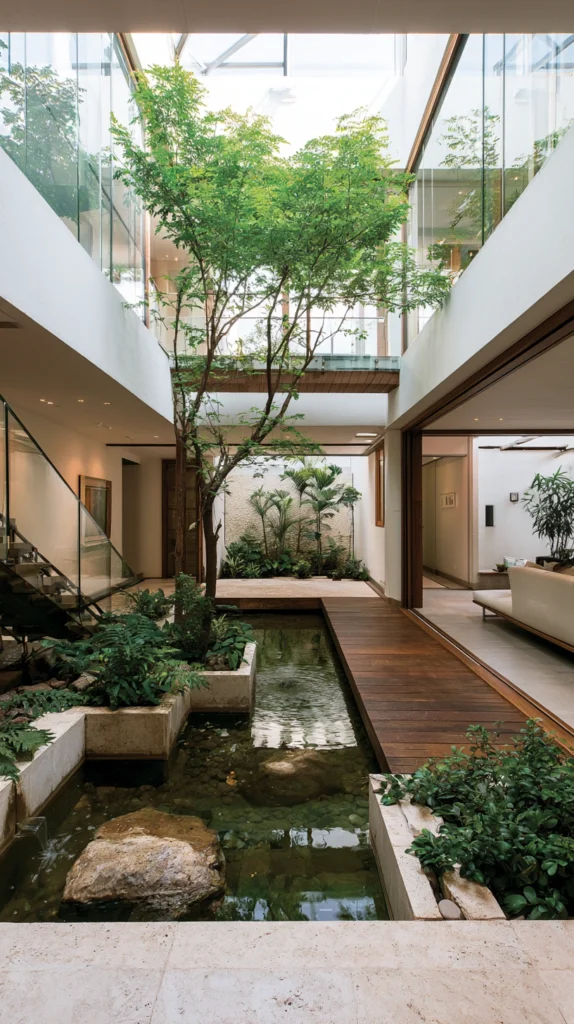 13 Atrium Garden Ideas for Homes With a Central Courtyard 14 ed 13 7