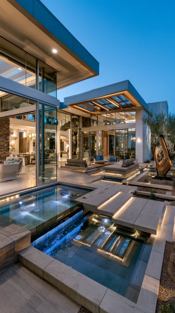 15 Modern Courtyard Garden Ideas for Indoor-Outdoor Living 16 ed 15 1