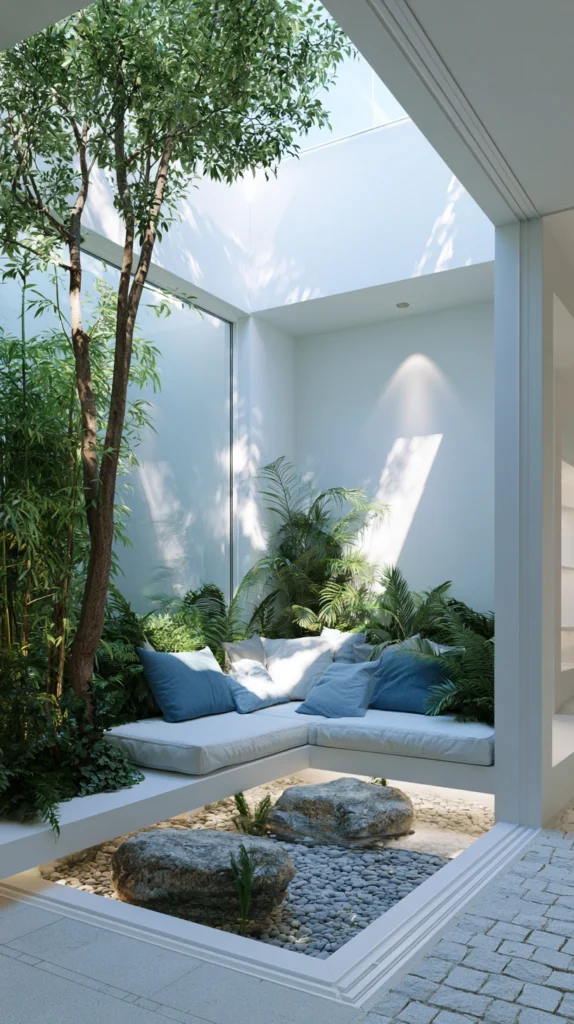 13 Atrium Garden Ideas for Homes With a Central Courtyard 7 ed 6 7