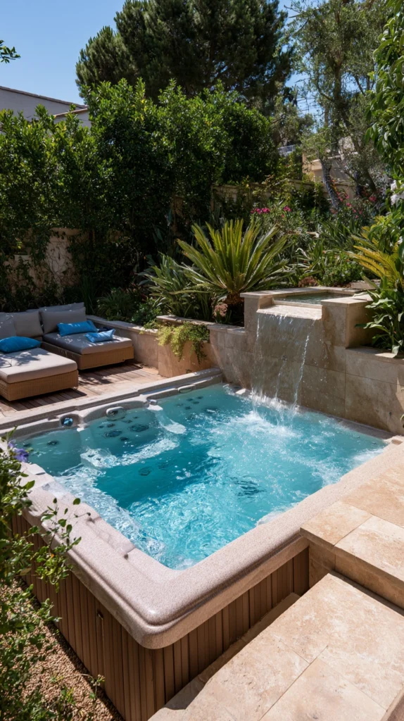 14 Hot Tub Surround Ideas for a Beautiful Backyard Retreat 8 ed 7