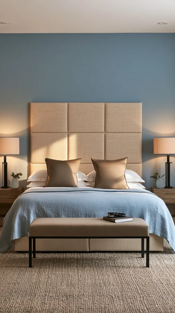 14 Dusty Blue and Champagne Bedroom Ideas for Effortless Elegance 5 ef 4