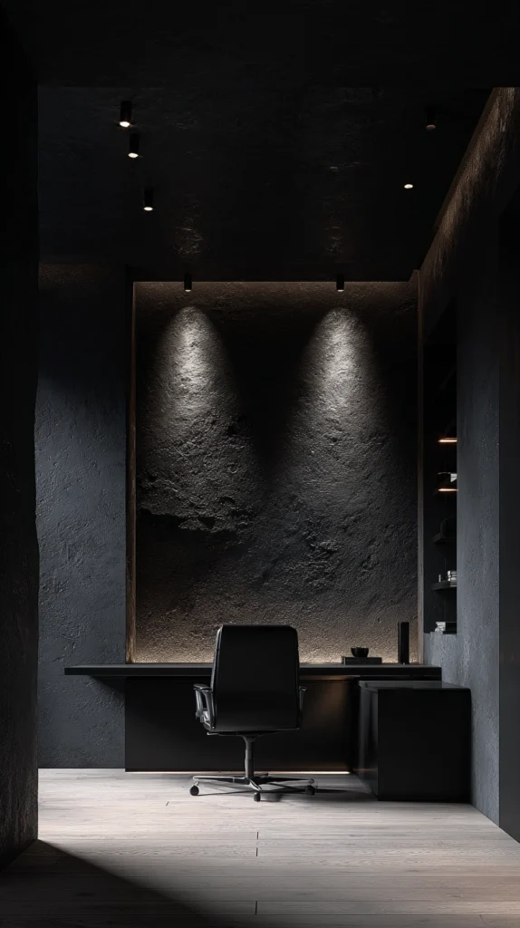 14 Black Home Office Ideas for a Sleek Professional Look 2 eq 1