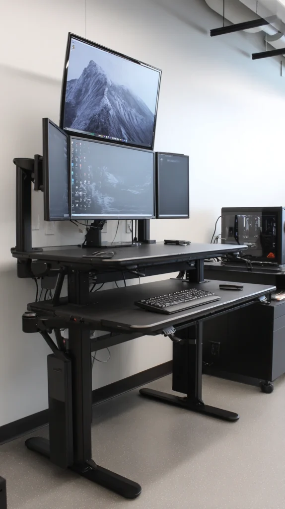 14 Black Home Office Ideas for a Sleek Professional Look 14 eq 13