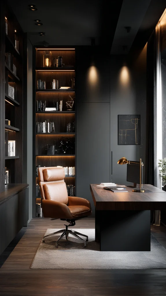 14 Black Home Office Ideas for a Sleek Professional Look 15 eq 14