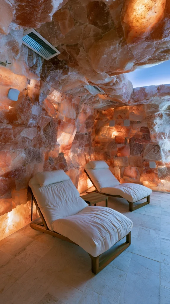 15 Salt Cave Room Ideas for a Therapeutic Home Spa 16 er 15 1