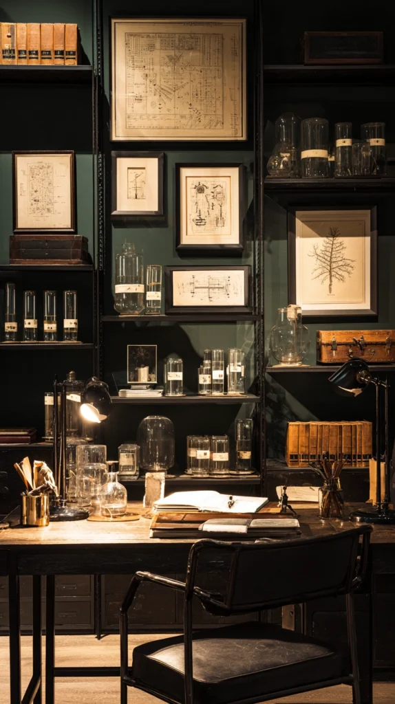 14 Vintage Home Office Ideas for a Charming Workspace 14 ew 13 2