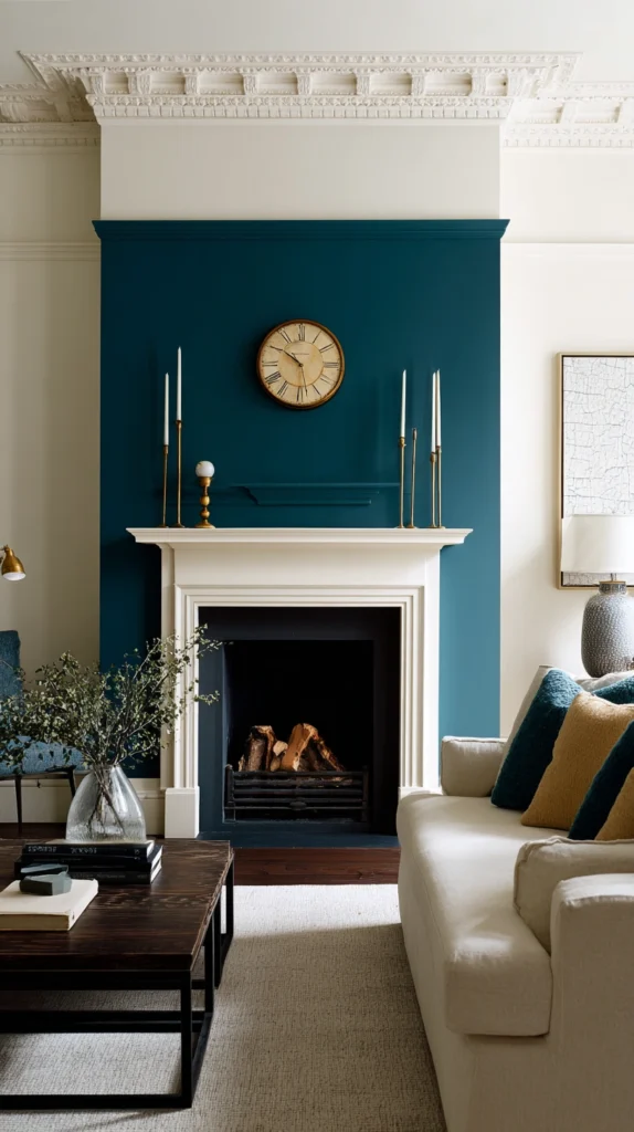 14 Teal and Gold Living Room Ideas That Look Surprisingly Expensive 12 iu 11