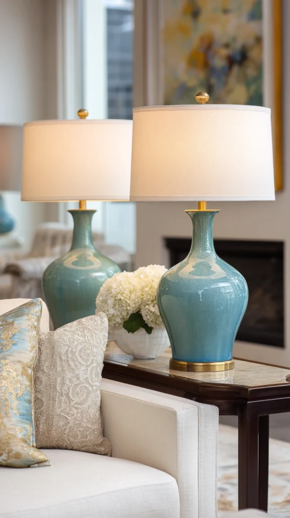 14 Teal and Gold Living Room Ideas That Look Surprisingly Expensive 13 iu 12