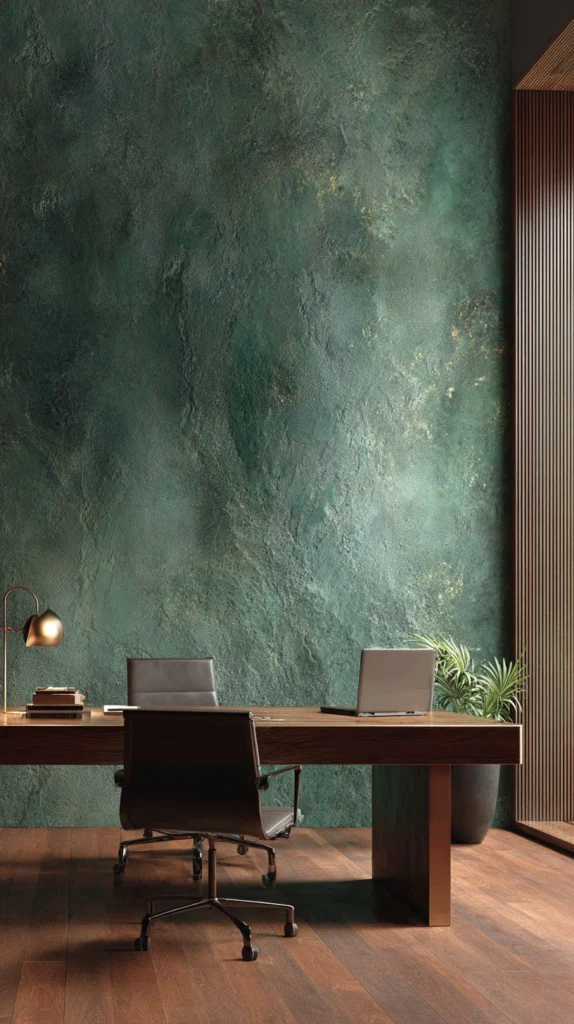 14 Moody Green Home Office Ideas for a Focused Feel 12 pl 11