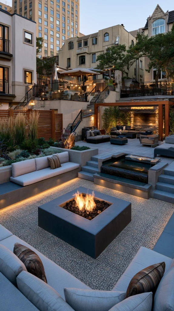 14 Sunken Patio Ideas for a Cozy Private Backyard Retreat 15 rd 14 1