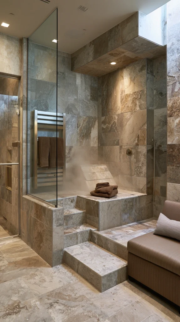 15 Steam Room Ideas for a Luxurious Home Spa 11 re 10