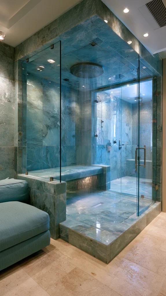 15 Steam Room Ideas for a Luxurious Home Spa 7 re 6