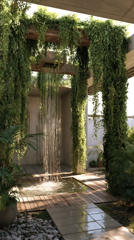 15 Outdoor Shower Ideas for a Spa-Like Garden Experience 13 rf 12 3