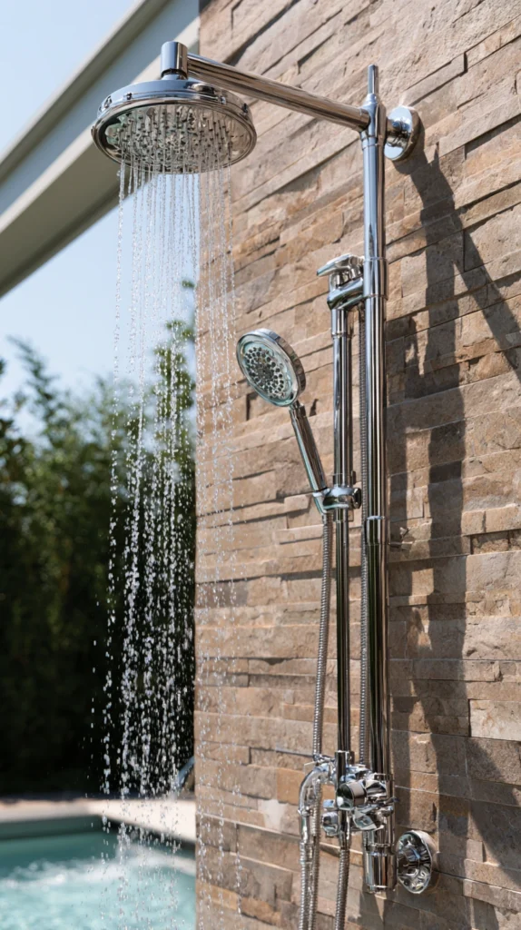15 Outdoor Shower Ideas for a Spa-Like Garden Experience 14 rf 13 3