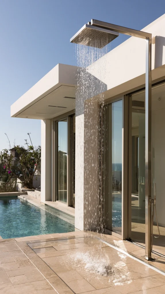 15 Outdoor Shower Ideas for a Spa-Like Garden Experience 3 rf 2 3