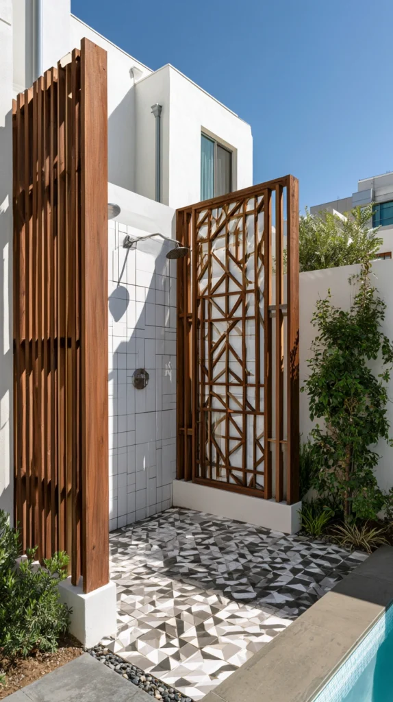 15 Outdoor Shower Ideas for a Spa-Like Garden Experience 4 rf 3 3
