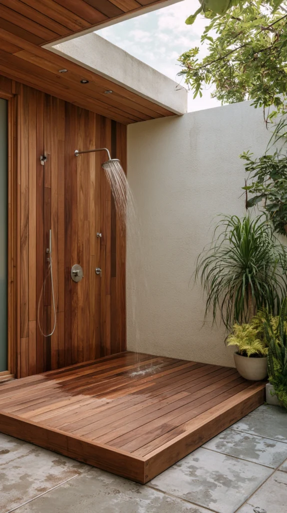 15 Outdoor Shower Ideas for a Spa-Like Garden Experience 6 rf 5 3