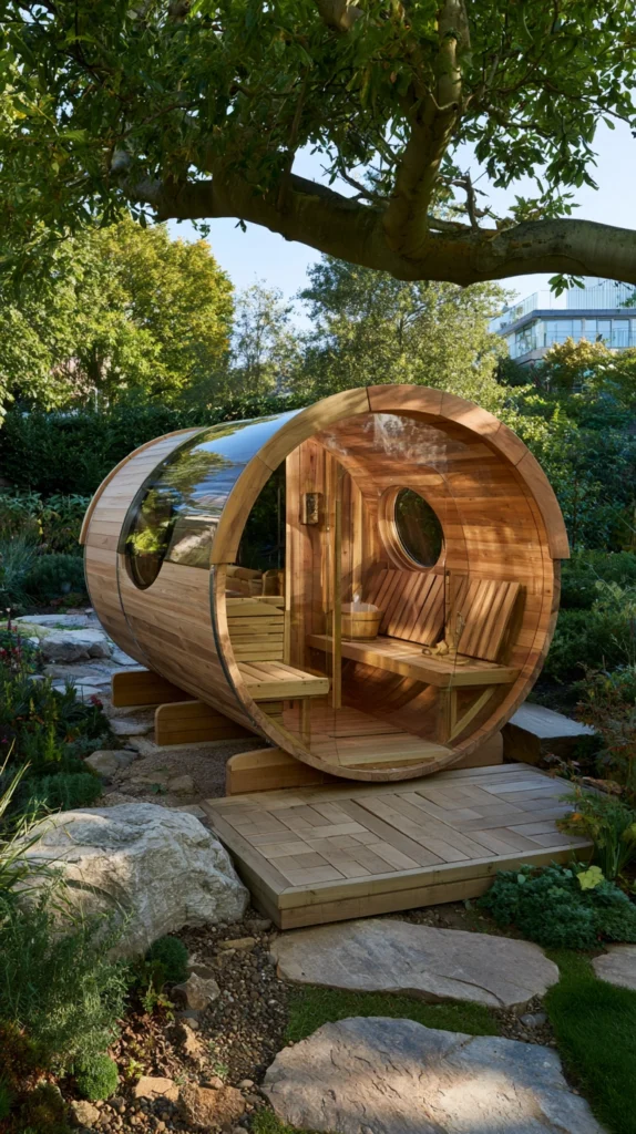 14 Outdoor Sauna Ideas for a Backyard Spa Experience 2 rq 1