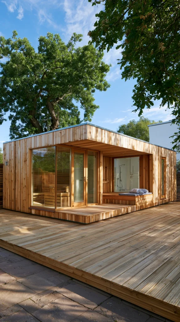 14 Outdoor Sauna Ideas for a Backyard Spa Experience 4 rq 3
