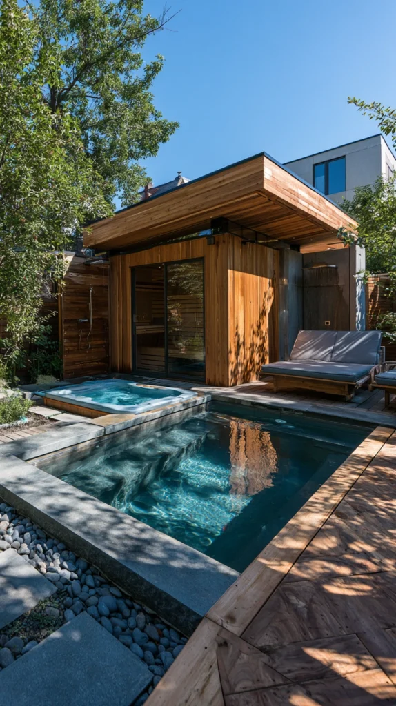 13 Fire and Ice Backyard Wellness Ideas With Sauna and Cold Tub 14 rs 13