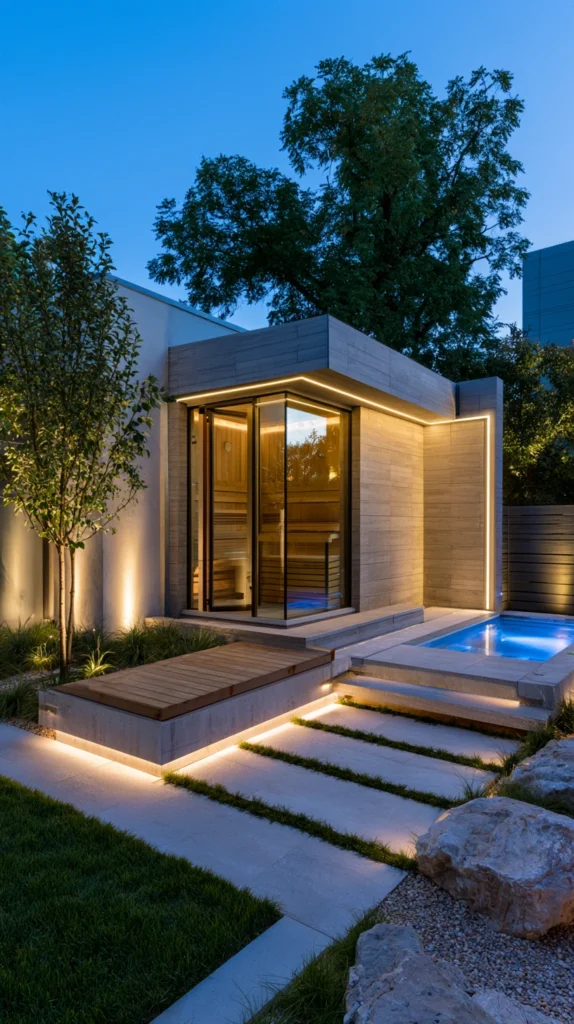 13 Fire and Ice Backyard Wellness Ideas With Sauna and Cold Tub 7 rs 6