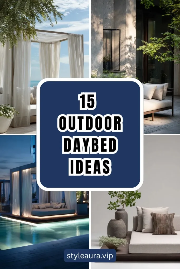 15 Outdoor Daybed Ideas for a Luxurious Backyard Lounge 1 style 15