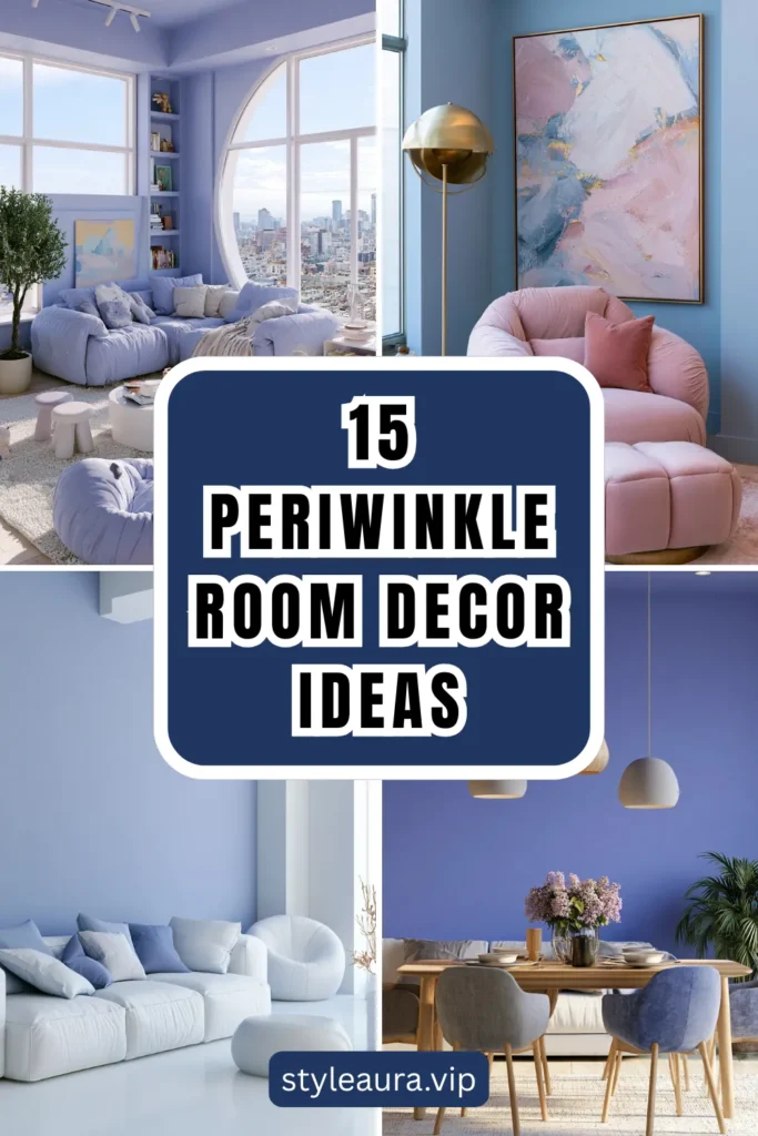 15 Periwinkle Room Decor Ideas for a Unique Color Story 1 style 21 1