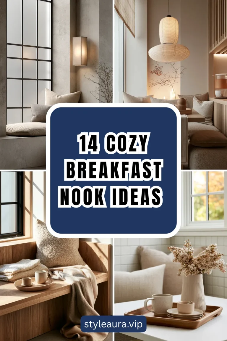 14 Cozy Breakfast Nook Ideas for Autumn Mornings