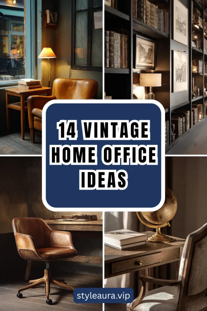 14 Vintage Home Office Ideas for a Charming Workspace 1 style 24