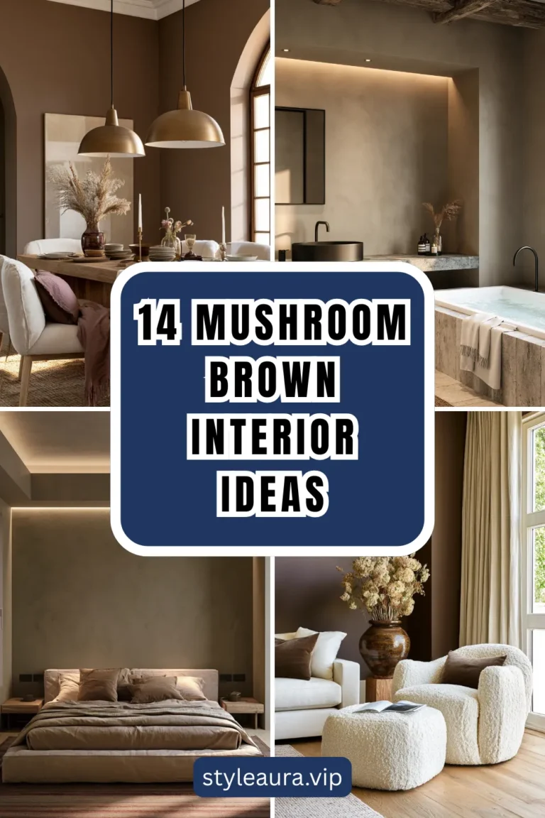 14 Mushroom Brown Interior Ideas for an Earthy Aesthetic