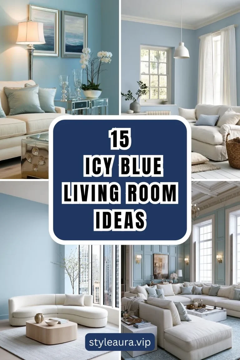 15 Icy Blue Living Room Ideas for a Sophisticated Coastal Vibe