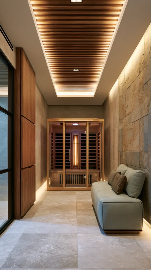 15 Infrared Sauna Room Ideas for a Home Wellness Space 11 te 10