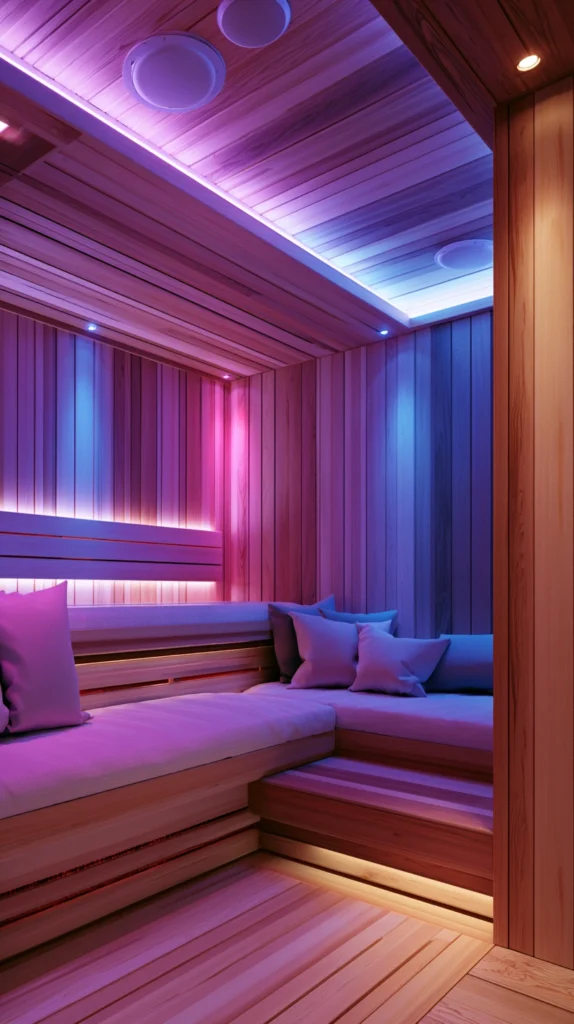 15 Infrared Sauna Room Ideas for a Home Wellness Space 12 te 11