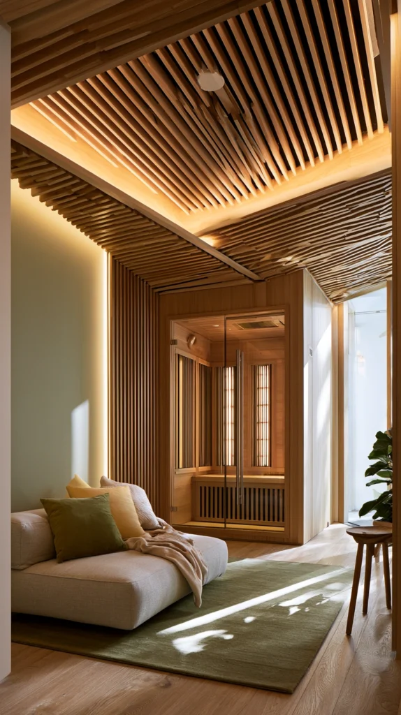15 Infrared Sauna Room Ideas for a Home Wellness Space 16 te 15