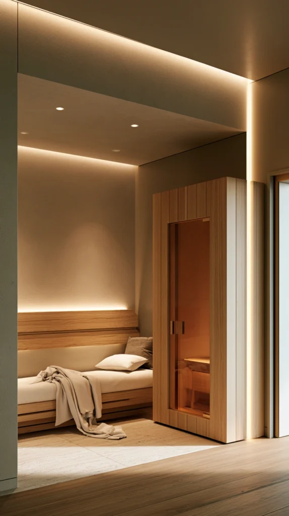 15 Infrared Sauna Room Ideas for a Home Wellness Space 3 te 2