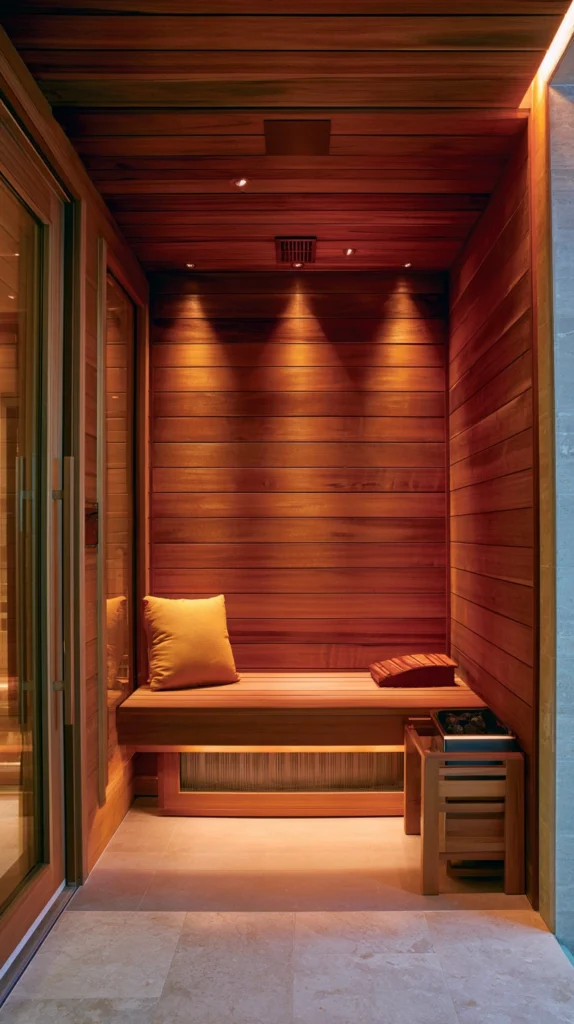 15 Infrared Sauna Room Ideas for a Home Wellness Space 6 te 5