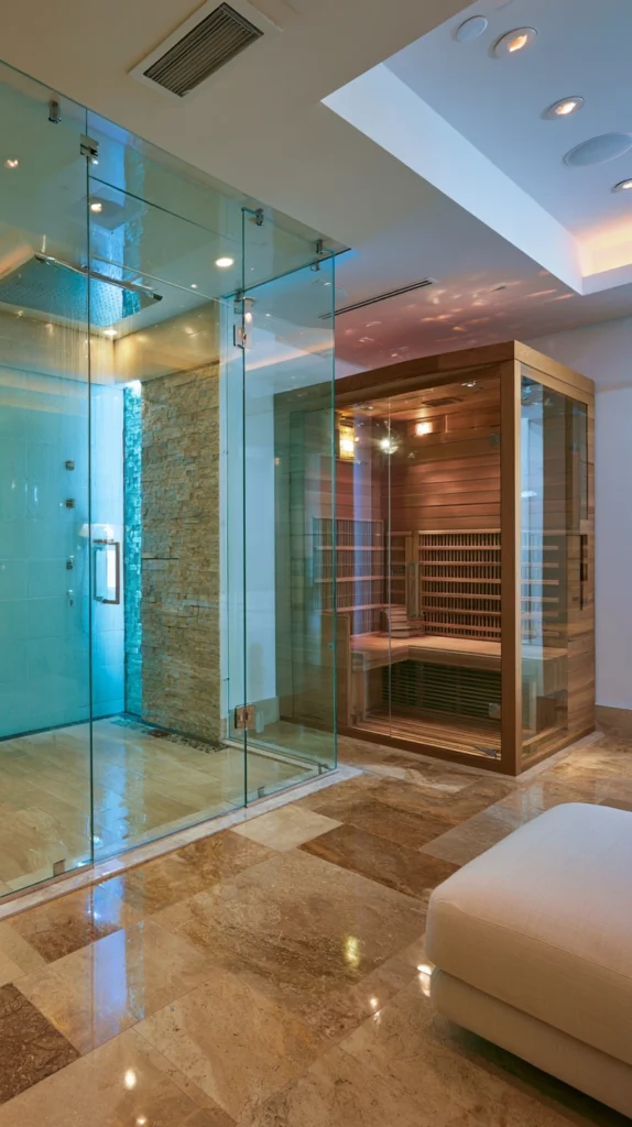 15 Infrared Sauna Room Ideas for a Home Wellness Space 8 te 7
